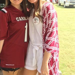 Garnet and white Stylish Jacket/Pullover